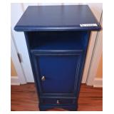 Blue Wooden Side Table by Domus Mobili S.R.L. with