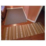 Indoor/Outdoor Rug and Runner with Geometric and S