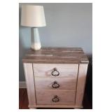 Ashley Furniture Two-Drawer Night Stand with Table