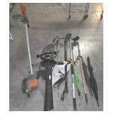 Yard Tools, Umbrellas, and Miscellaneous Items