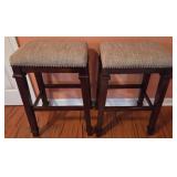 Linon Home Decor Upholstered Bar Stools, Made in V