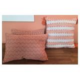 Three Magaschoni Home Decorative Pillows with Oran