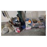 Tools, Storage Tubs, and Building Materials