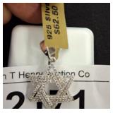 Sterling Silver Star of David Pendant