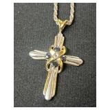 .925 Sterling Silver Cross Pendant