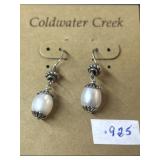 Coldwater Creek Sterling Silver Dangle Earrings