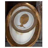 Muirfield and Sabin Ceramic Platters and Plate Set