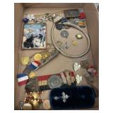Medals, Jewelry, and Miscellaneous Items