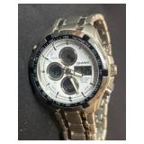 Quamer Stainless Steel Menï¿½s Quartz Chronograph Wa