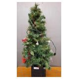 Artificial Christmas Tree with Pinecones, Berries