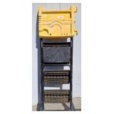 Folding Plastic and Metal Step Ladder with Integra