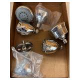 Chrome Shower Heads and Fixtures