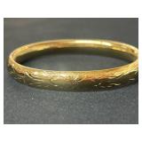 Monet Gold-Tone Bangle Bracelet