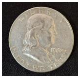 1962 D FRANKLIN SILVER HALF DOLLAR