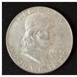 1963 D FRANKLIN SILVER HALF DOLLAR