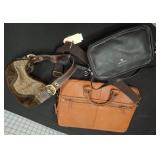 Bags: Michael Kors Leather Crossbody, Coach