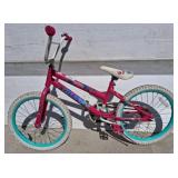 Childrenï¿½s Pink and White Girlsï¿½ Bicycle with Sea-