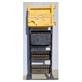 Folding Plastic and Metal Step Ladder with Integra