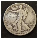 1943 WALKING LIBERTY SILVER HALF DOLLAR