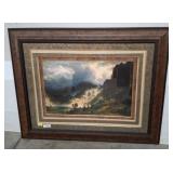 Landscape Print in Layered Frame, 48x38in