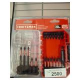 Craftsman 20-Piece Impact Rated Bit Set