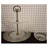 Princess House Fantasia  Crystal Serving Tray