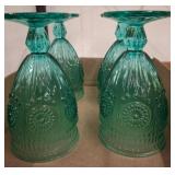 4 Pioneer Woman Glass Goblets