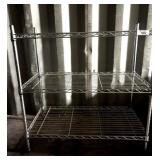 3 TIER STAINLESS CART