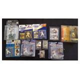 BOBBLE HEADS, ACTION FIGURES, CARDS