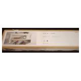 Allen + Roth Wall Shelf with Hooks in White Finish