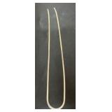 Sterling Silver 30-Inch Herringbone Necklace