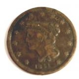 1841 US LARGE CENT