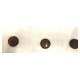 3 PC INDIAN HEAD CENTS