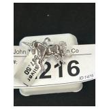 Sterling Silver Unicorn Pendant