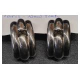 Givenchy Silver-Tone Clip-On Earrings