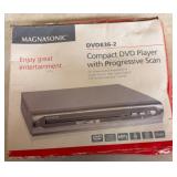 Magnasonic DVD836-2 Compact DVD Player