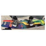 Hyperlite Wakeboard with Bindings and Graphic Desi