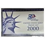 2000 STATE QUARTER MINT PROOF SET