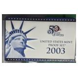 2003 STATE QUARTER MINT PROOF SET