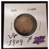 1909 WHEAT PENNY