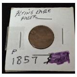 1857 FLYING EAGLE CENT