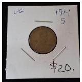 1914 S WHEAT PENNY