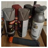 SPRAY PAINTS, CANS, MISC