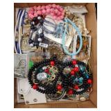 Costume Jewelry in Mixed Box Lot