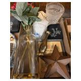 Decorative Miscellany with Glassware and Star