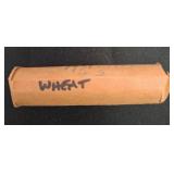 Roll of Wheat Pennies in Paper Wrapper