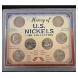 History of U.S. Nickels Coin Collection Set