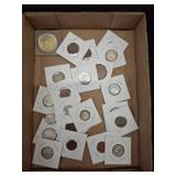 Foreign Coins in Holders
