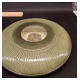 Green Ceramic Flower Frog by Gayle Pritchard