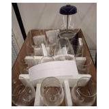 Glassware Set and Gumball Machine